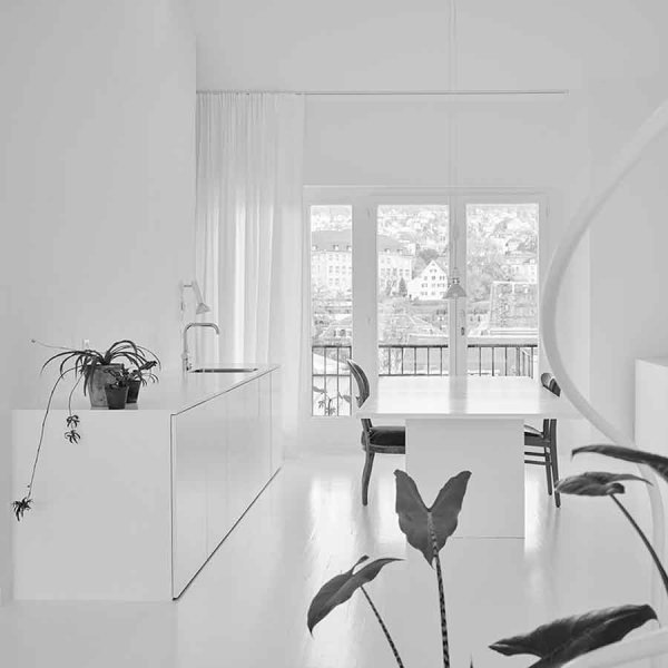 ADA Angela Deuber Architect Architects Architektin Architecture Switzerland Swiss Schweiz Zurich Zürich
Grossmünster Atelier Space Conversion Townhouse Spacious Continuity Daylight Praise