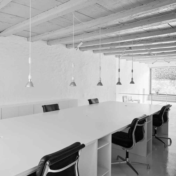 ADA Angela Deuber Architect Architects Architektin Architecture Switzerland Swiss Schweiz Zurich Zürich
Grossmünster Office Space Conversion Townhouse Spacious Continuity Daylight Falling Blue