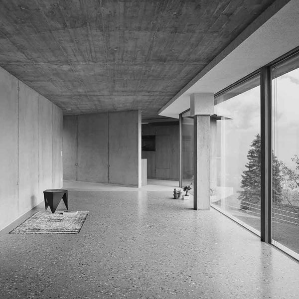 ADA Angela Deuber Architect Architects Architektin Architecture Switzerland Swiss Schweiz Zurich Zürich
Thusis Graubünden Alps Private Residential House Trapezoid Geometric Lansdcape Interconnected Mountain