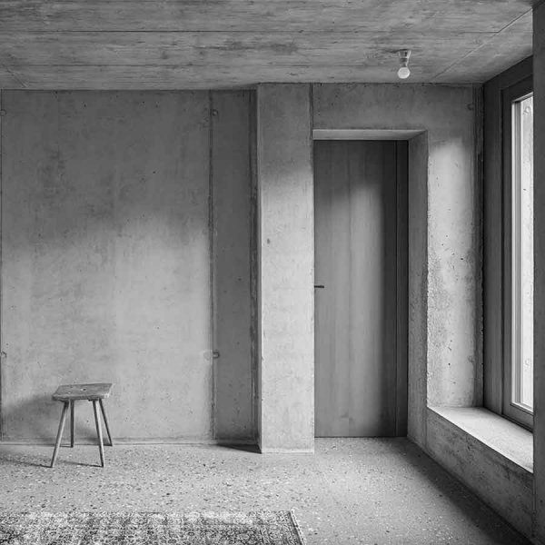 ADA Angela Deuber Architect Architects Architektin Architecture Switzerland Swiss Schweiz Zurich Zürich
Thusis Graubünden Alps Private Residential House Trapezoid Geometric Lansdcape Interconnected Mountain